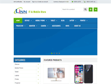 Tablet Screenshot of linnonlinestore.com